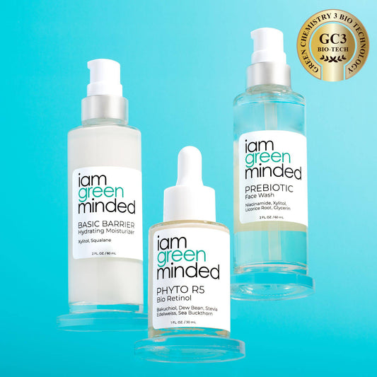 bio retinol moisturizer cleanser 3 skincare product kit