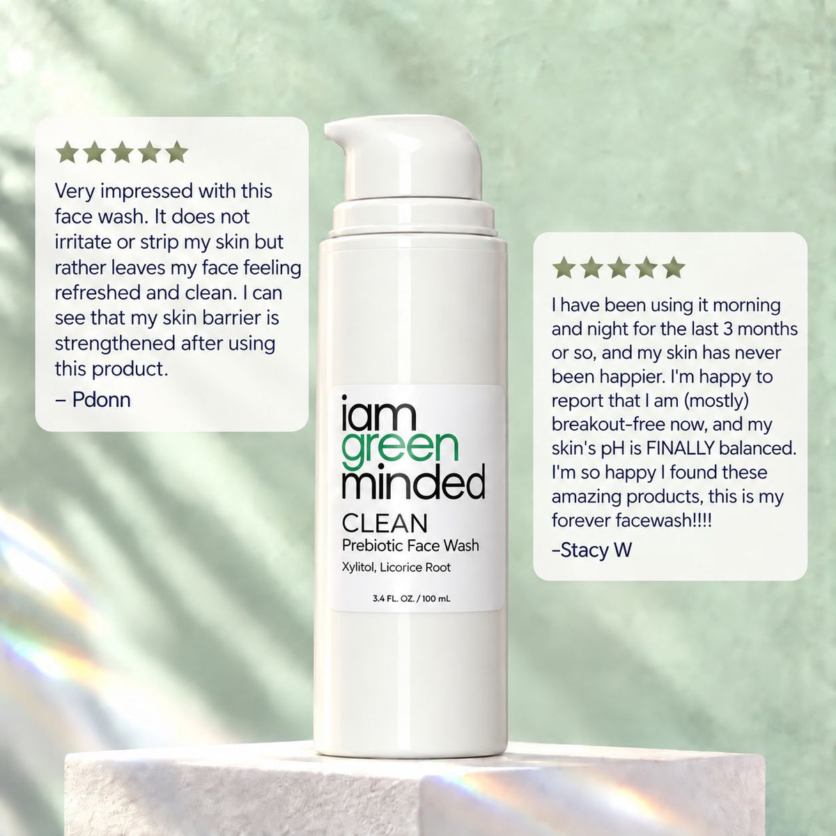 CLEAN - Prebiotic Face Wash skin care reviews