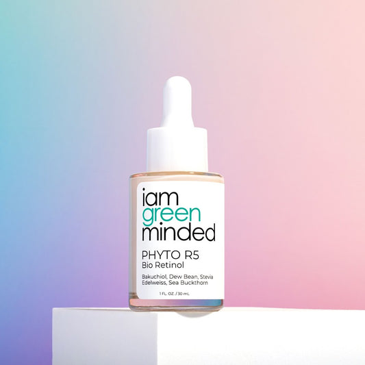 retinol alternative bakuchiol serum phytoR5 rainbow style